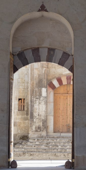 Doorway at Üç Şerefeli Mosque