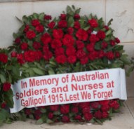 Wreath commemorating 100year anniversary