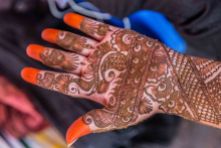 Hand Henna-work in jaipur