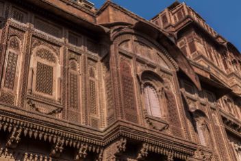 Sure Pol, Jodhpur. Note - this is carved from red sandstone, not wood!