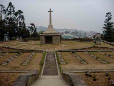 Kohima War Cemetery - the tennis court