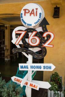 762 - number of bends from Pai back to Chiang Mai!