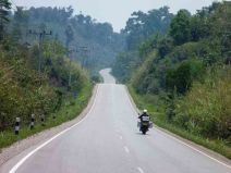 Riding in Northern Laos