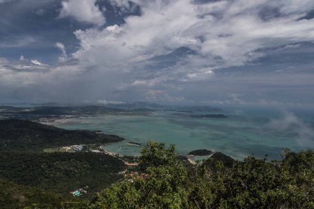 View of the Langkawi Archipelago from the top